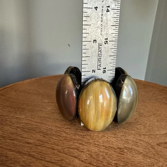 Monies Statement Horn Bracelet - Picture 7 of 13